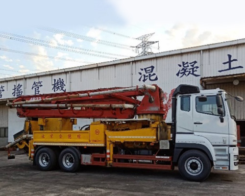 正豐機械中古混凝土泵浦車（幫浦車）改裝案例D - 改裝後