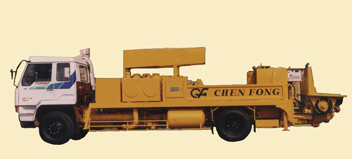 正豐機械車載接管式混凝土泵 CF-119-09