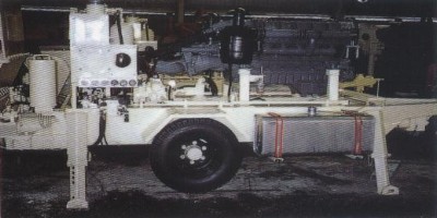 正豐機械托式混凝土泵浦拖曳式機座