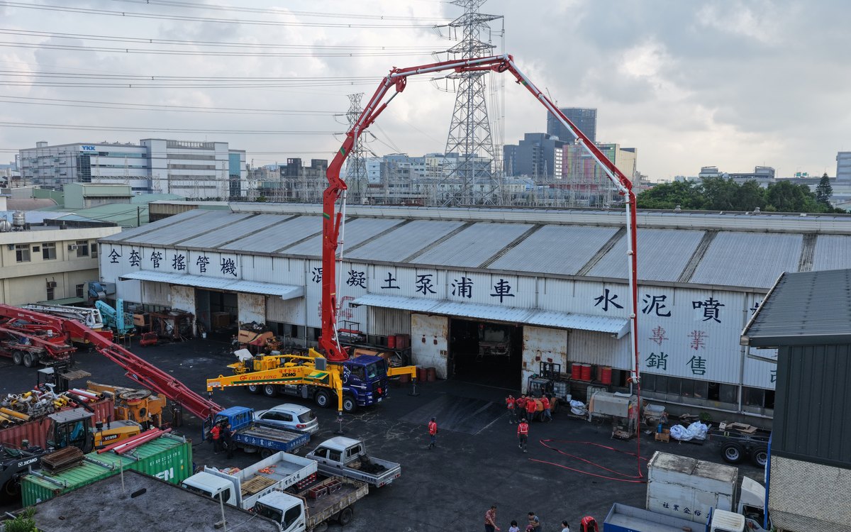 正豐機械中壢廠房與維修服務據點